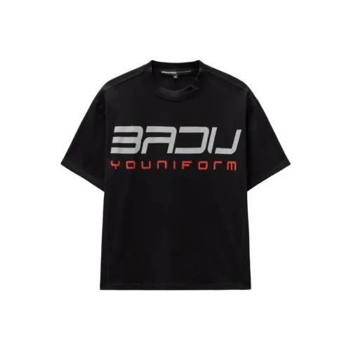 Spencer Badu Черные Мужские T-Рубашки