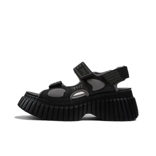 CAMPER Pix BCN One Ремешок Сандалии Женские Черные