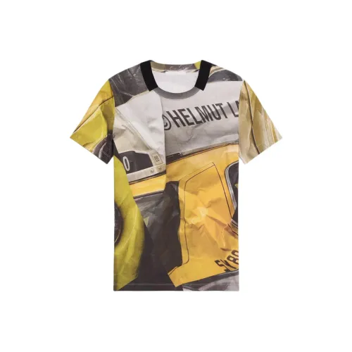 Helmut Lang SS24 T Shirt Unisex Yellow Хелмут Ланг SS24 T-рубашка унисекс желтая