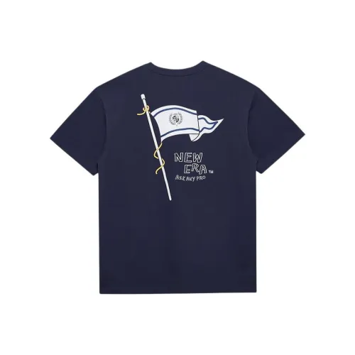 New Era College Renewal Series SS24 T-Shirt Унисекс Темно-синий