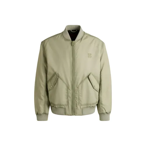 Hugo Boss Куртки и Пальто Мужской Светло-Зеленый