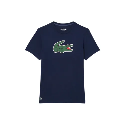 Мужские рубашки T с принтом LACOSTE Collaboration Морской синий