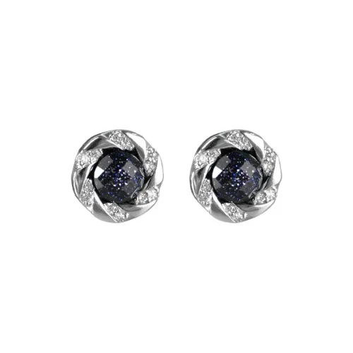 JKEM Медный Серьги с цирконием Унисекс