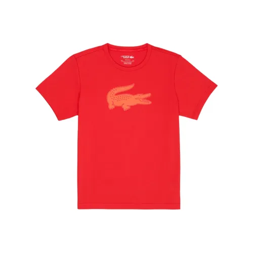 LACOSTE T-рубашка мужская красная и желтая