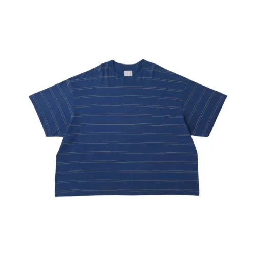 Stripes For Creative Синий Мужской T-Рубашки