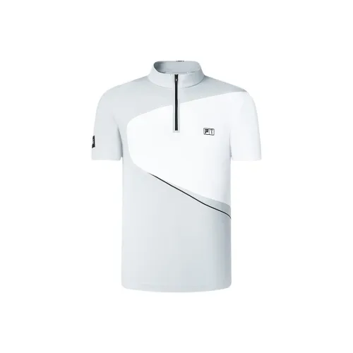 FILA GOLF серия T-Рубашка Мужская Туманно-Серый Синий