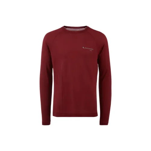 Klattermusen Groa T Рубашка Мужская Камень Красный