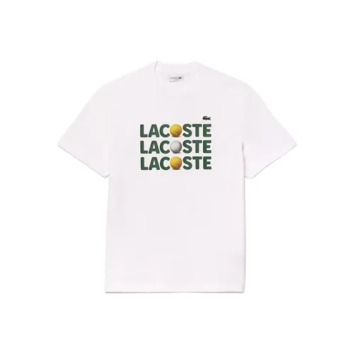 LACOSTE Collaboration Белая Мужская Футболка