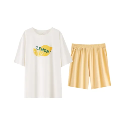 PBENO PD Пижамный комплект Женские Лимон