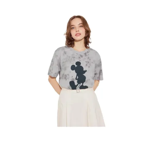 UNIQLO T-рубашка Unisex Light серого цвета