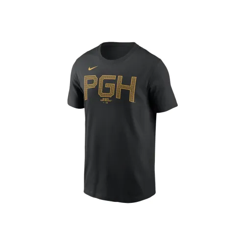 nike Pittsburgh Pirates Городской Connect Wordmark T-Shirt Мужской Черный