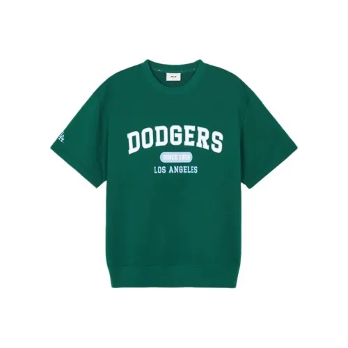 Mlb Base Logo SS24 Комплект с рукавами T-рубашка унисекс темно-зеленый