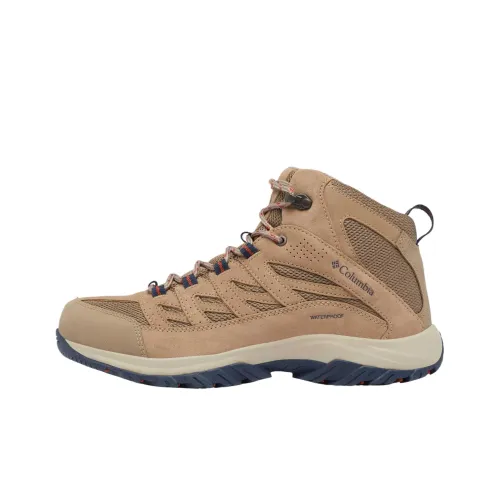 Columbia Crestwood High Top Hiking Shoes Men's Light Brown Колумбия Crestwood High Топ Походная обувь Мужская Светло-Коричневый