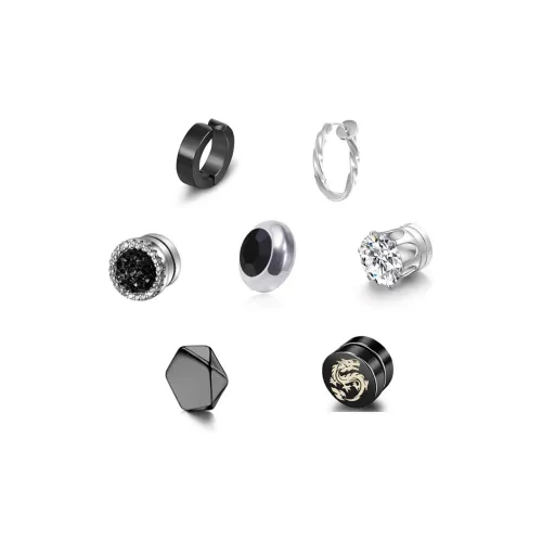 VERENA REINE Титановая сталь Нижняя заколка Серьги On Унисекс