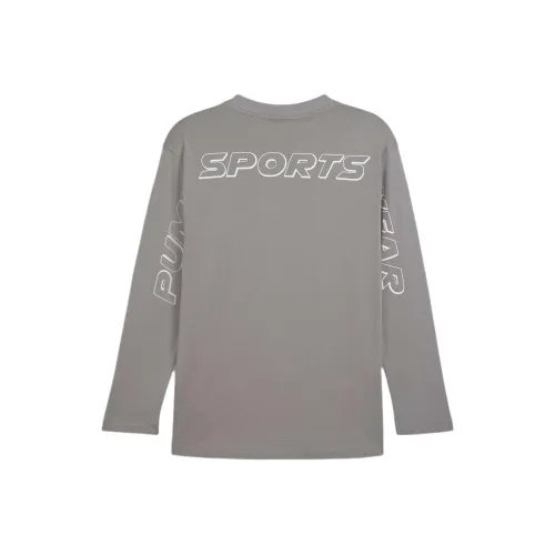 PUMA DARE TO Long Sleeve Tee T Рубашка Мужская Темно-Серый