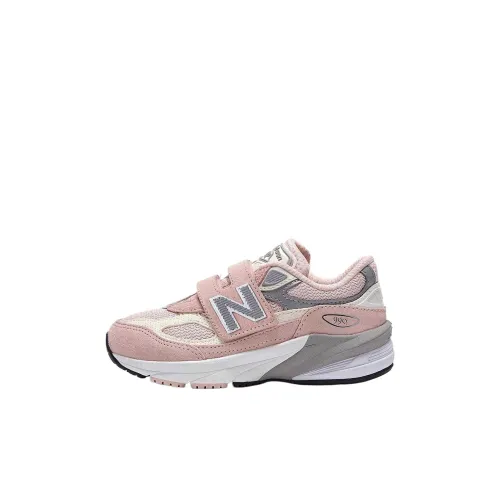 New Balance NB 990 V6 Low Топ Детская Беговая Обувь Розовая Малыш