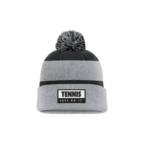 nike Акриловые шапки-бини унисекс серые