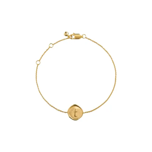 Monica Vinader Браслеты из стерлингового серебра с покрытием из 18-каратного золота женские золотые