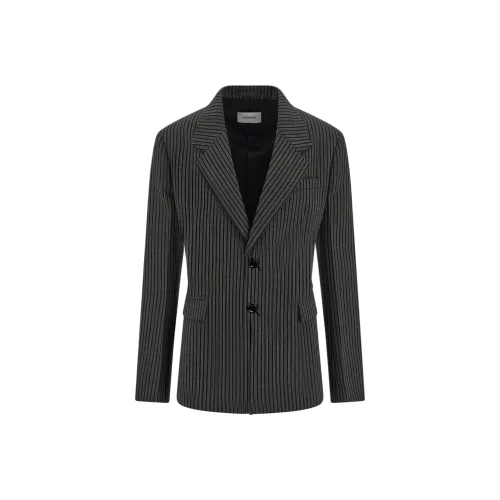 FERRAGAMO Бизнес-костюм Пальто Мужской Черный Серый