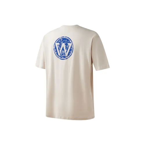 NBA Рукав с оборотом T-рубашка Unisex Light Серый Белый