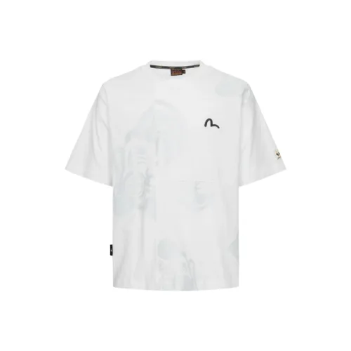 EVISU Белая Мужская T-Рубашка