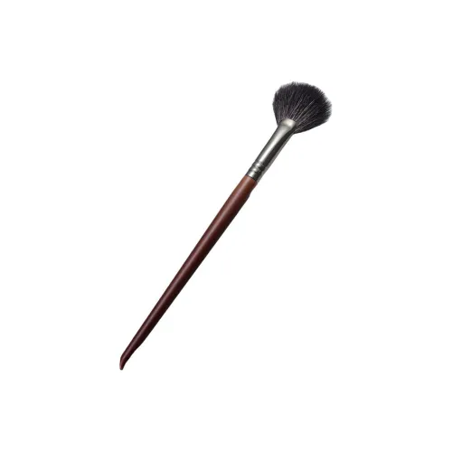 XIBI Натуральный мех Кисть для макияжа Highlighter Веерообразные Румяна Контуринг Консилер Мягкие щетинки