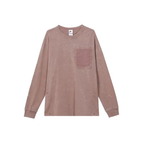 Nike T-Shirt Мужской Дымчатый Фиолетовый Красный