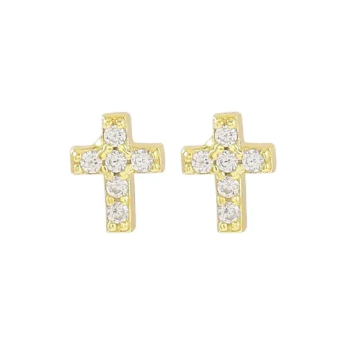 FEO Copper Stud Earrings Unisex FEO Медные серьги-гвоздики унисекс