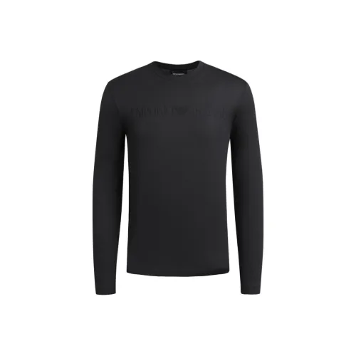 EMPORIO ARMANI SS24 T Рубашка Мужская Черная