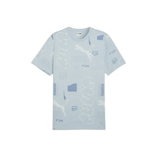 PUMA AOP Blue Men's T-Shirts