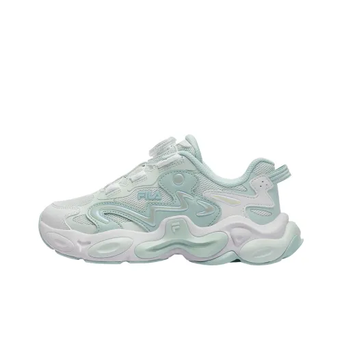 FILA KIDS Амбер Обувь Детские беговые кроссовки Туманный зеленый Пыльно-светло-синий