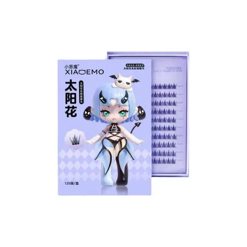 XIAOEMO Камелия Подсолнух Коробка Клей Бесплатно Искусственные Веки Натуральный Увеличивающий Стиль 120 Штук Коробка