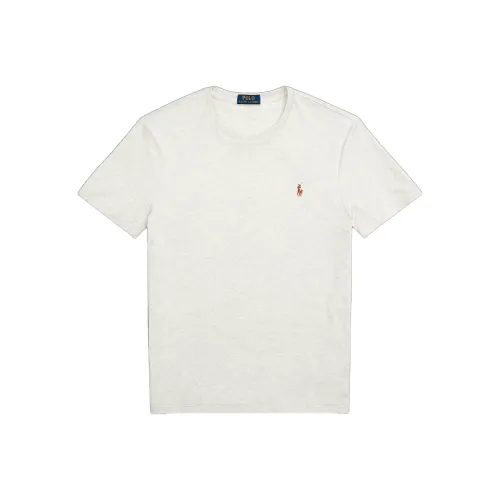 Polo Ralph Lauren Custom Slim Fit Soft Cotton T-Shirt Рубашка Мужская Белая