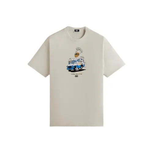 Kith Рукав с оборванным плечом T-рубашка Унисекс Песочный