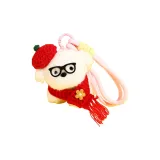 Милый маленький щенок - красный берет