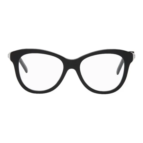 Givenchy Ацетат Нерегулярная форма Оправа для очков Женская Черная