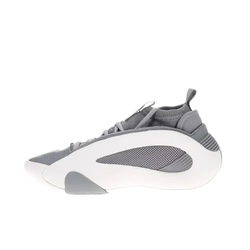 Adidas Harden Vol. 8 Slip-resistant Abrasion-resistant MID Баскетбольные кроссовки Мужские Серый Белый