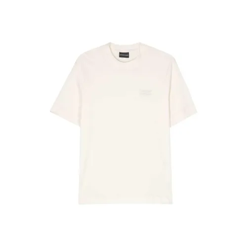 EMPORIO ARMANI SS24 T Рубашка Мужская Айвори