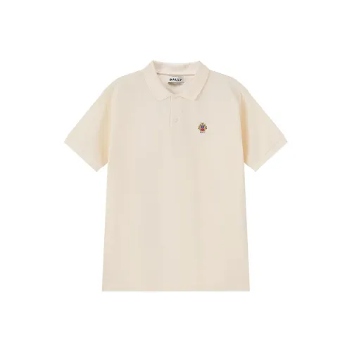 BALLY SS25 Поло Мужское Бежевый Желтый