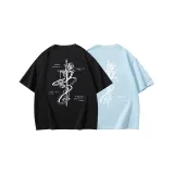 Чёрный + Туманный синий