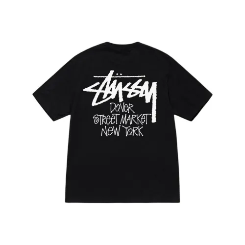 Stussy x DSM T Shirt Унисекс Черный