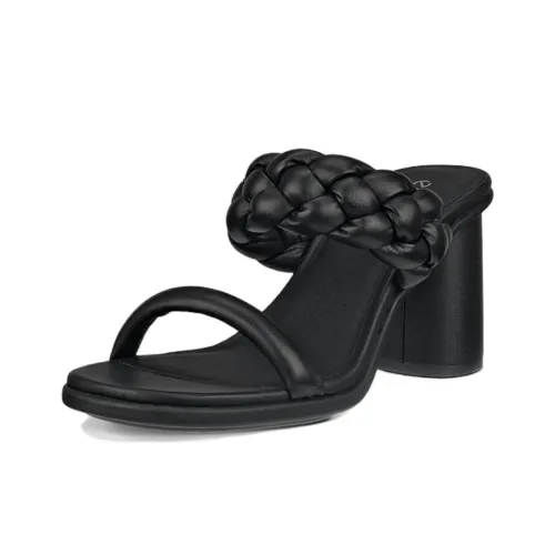 Ecco Аbrasion Resistant Слипоны Женские Черные