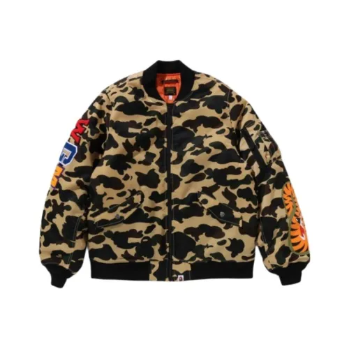 A BATHING APE Хлопковый пуховик Мужской