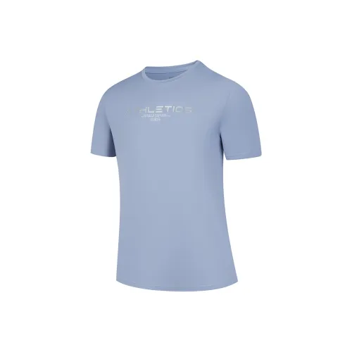 QIAODAN T-рубашка мужская мягкая серая и синяя