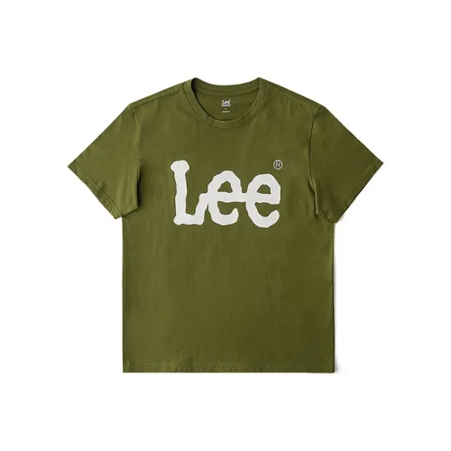 Мужская футболка Lee co-branded, оливково-зеленого цвета