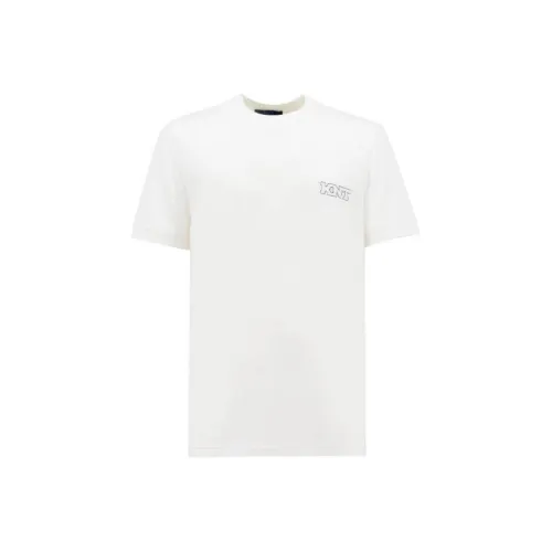 KITON Белая Мужская T-Рубашка