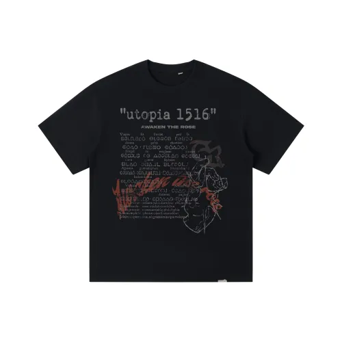 AWAKEN THE ROSE T-Shirt Унисекс Черный