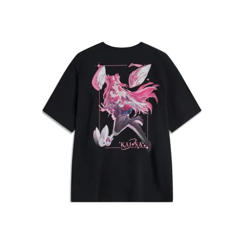 LINING x LOL Sports Life Collection Футболка Унисекс Черная