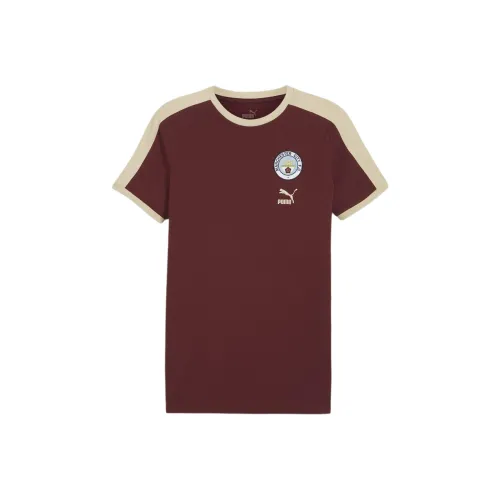 PUMA Мужская футболка бордового цвета