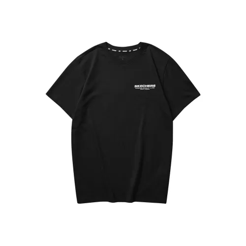 Skechers Угольный Черный/0018 Мужская T-Рубашка